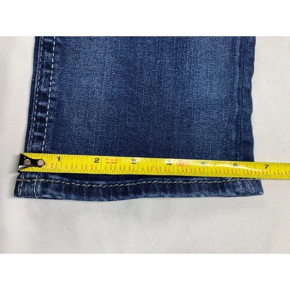 Silver Jeans Womens Size 28 x 22.5 Blue Suki Capri Low Rise Denim Stretch - Picture 7 of 10